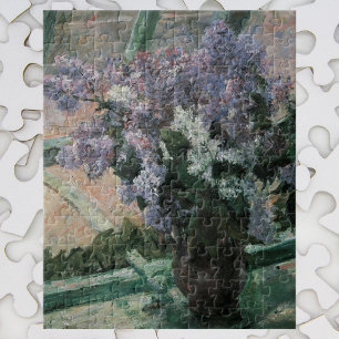 Puzzle Lilas dans une fenêtre par Mary Cassatt, Art ancie
