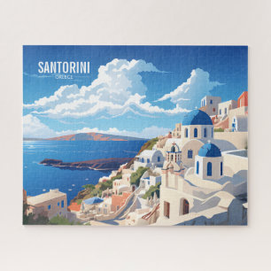 Puzzle L'île de Santorin en Grèce Voyage