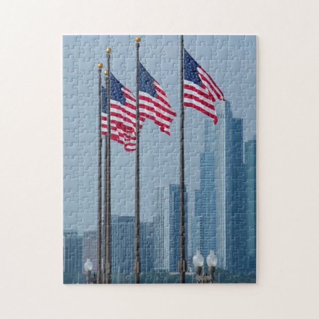 Puzzle L'Illinois, Chicago. Le pilier de marine, USA (Vertical)