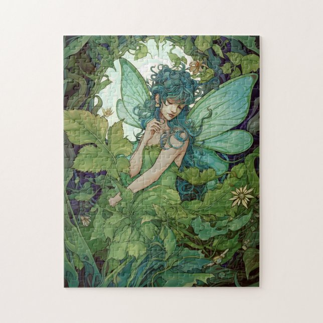 Puzzle L'Imaginaire Fairy Green Woodland (Vertical)