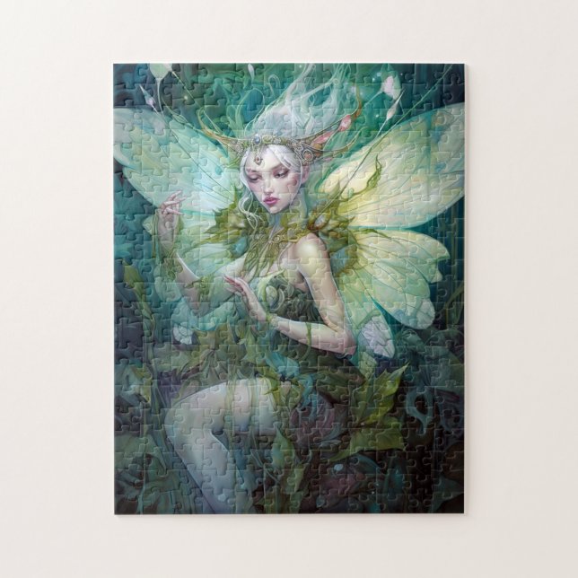 Puzzle L'Imaginaire Fairy Green Woodland (Vertical)