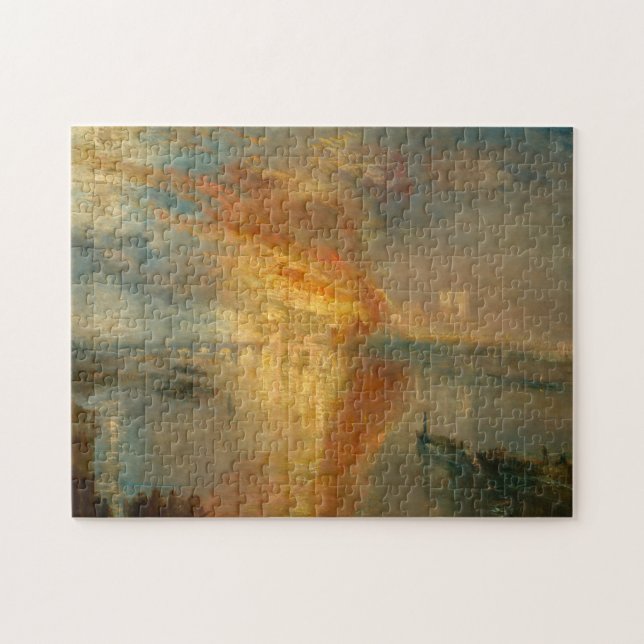 Puzzle L'incendie des maisons des Lords et des Communes (Horizontal)