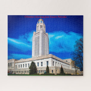 Puzzle Lincoln Nebraska.voeux de Noël