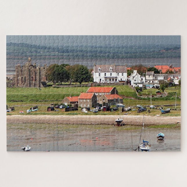 Puzzle Lindisfarne, Île Sainte, Angleterre (Horizontal)