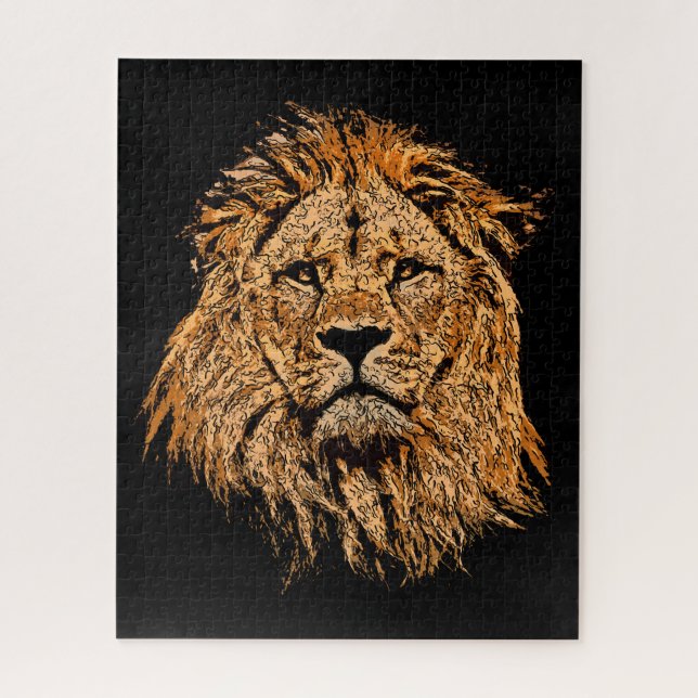 Puzzle Lion (Vertical)