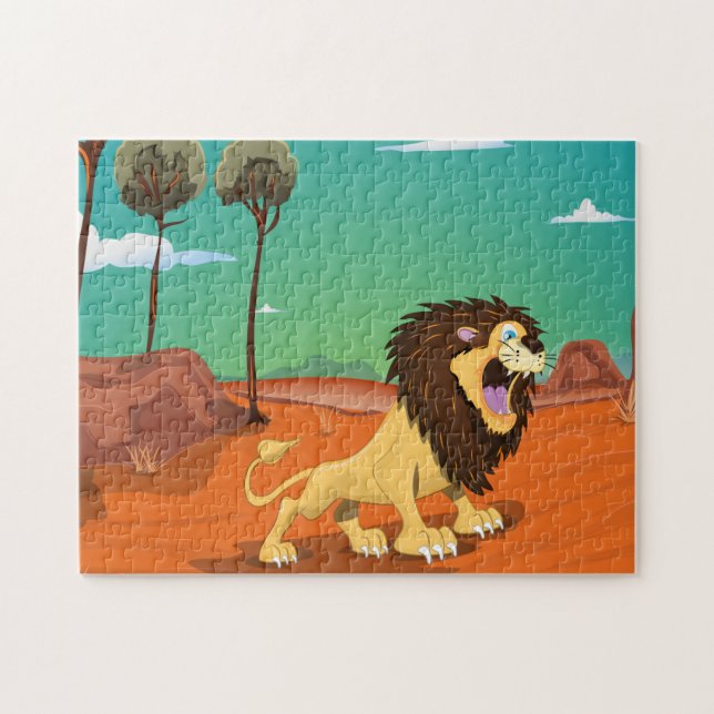 Puzzle lion (Horizontal)