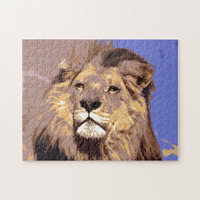 Puzzle Lion (Horizontal)