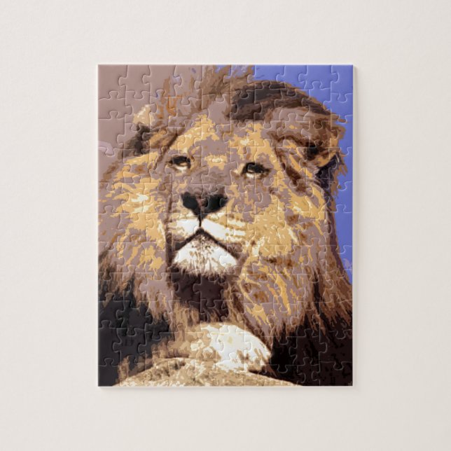 Puzzle Lion (Vertical)
