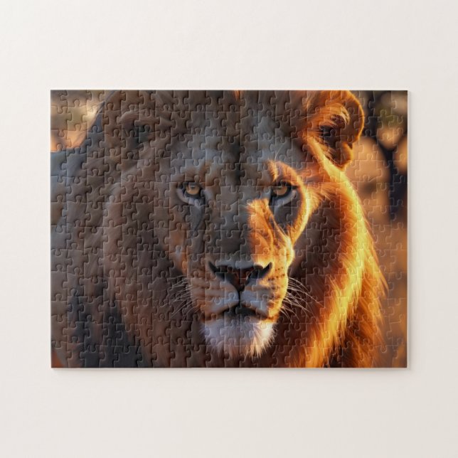 Puzzle Lion (Horizontal)