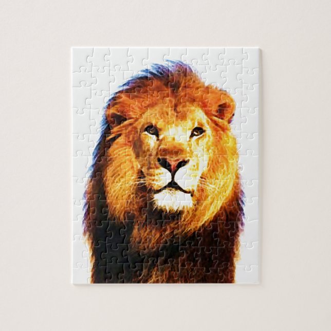 Puzzle Lion (Vertical)