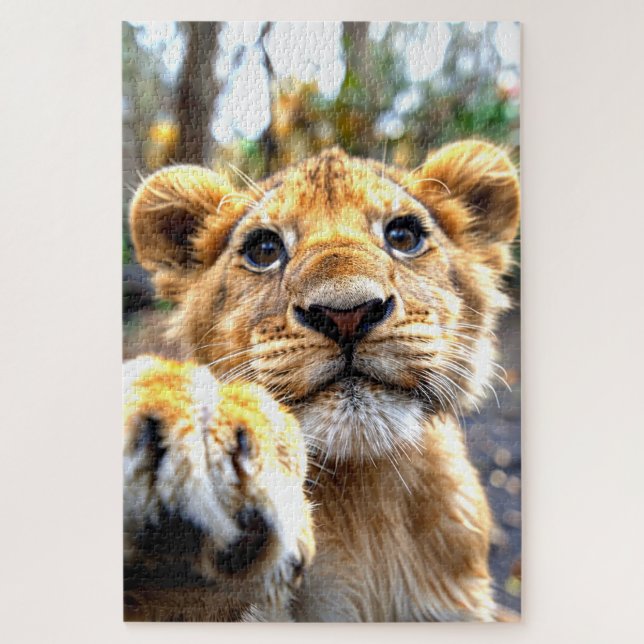 Puzzle Lion (Vertical)