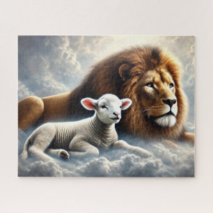Puzzle Lion and Lamb
