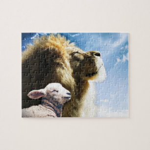 Puzzle Lion and Lamb