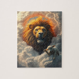 Puzzle Lion and Lamb