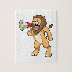 Puzzle Lion avec microphone