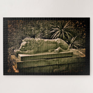 Puzzle Lion de jardin