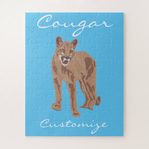 Puzzle Lion de la montagne Cougar Puma Thunder_Cove