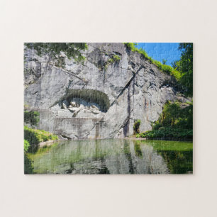Puzzle Lion de Lucerne Monument en Suisse