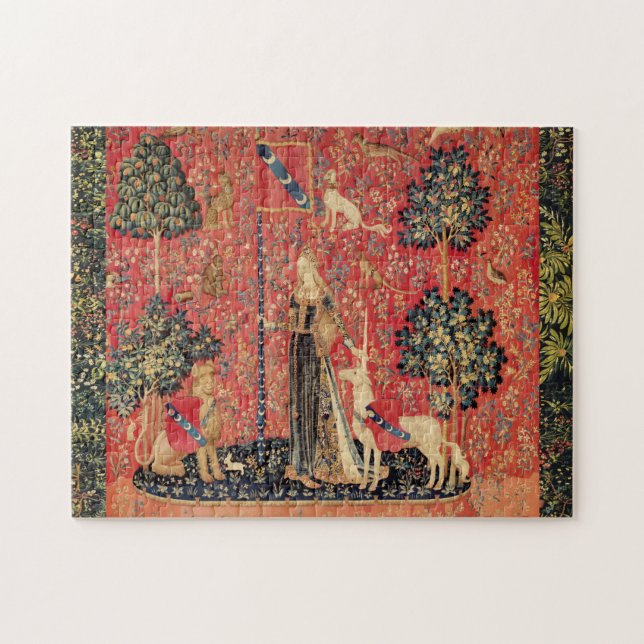 Puzzle Lion D'ENFANCE ET D'UNICORN, Fleurs D'Imaginaires, (Horizontal)