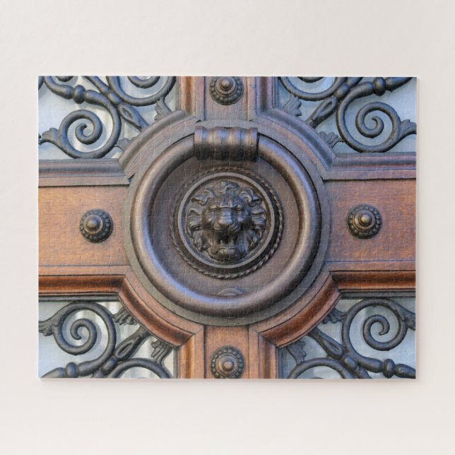 Puzzle Lion Door Knocker - Barcelone - 16x20 - 520 pcs (Horizontal)