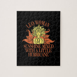 Puzzle Lion femme Zodiac Signal Juillet Août Anniversaire