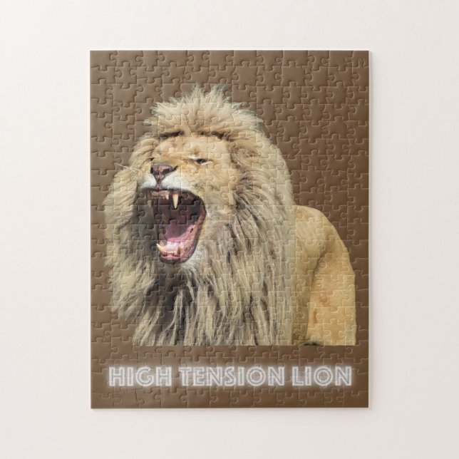 Puzzle Lion haute tension (Vertical)