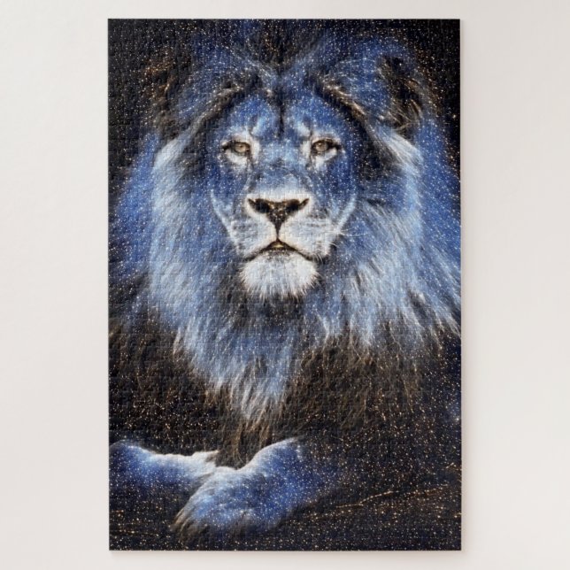 Puzzle Lion Majestic Sparkle (Vertical)