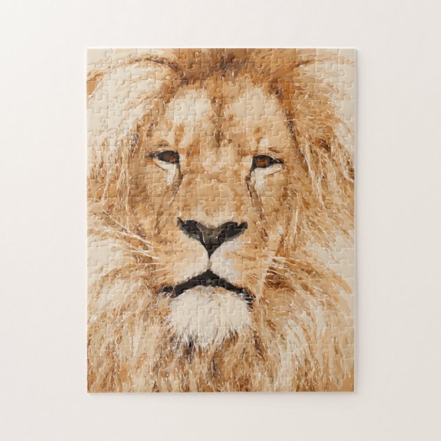 PUZZLE LION PORTRAIT (Vertical)