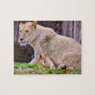 Puzzle Lion [Puzzle : 110 pièces]