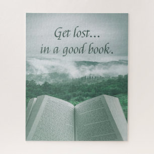 Puzzle Lire des livres, se perdre dans un bon livre