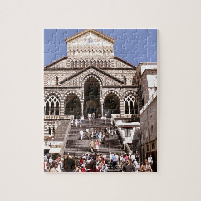 Puzzle L'Italie, église sur la côte d'Amalfi (Vertical)