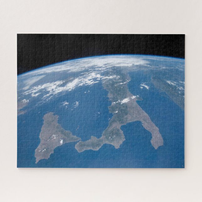 Puzzle L'Italie Et Sa Sicile. (Horizontal)