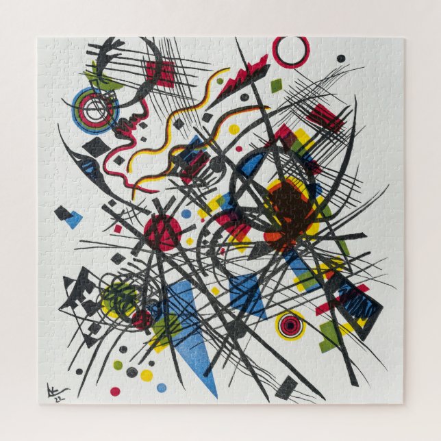 Puzzle Lithographie de Vierte Bauhausmappe par Kandinsky (Vertical)