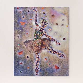 Puzzle Little Ballerina Cute Original Dance Art