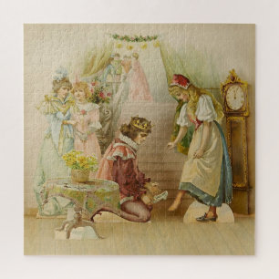 Puzzle « Little Cinders » : illustration de conte de fées