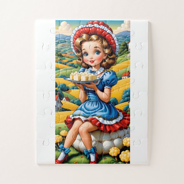 Puzzle Little Miss Muffett (Vertical)