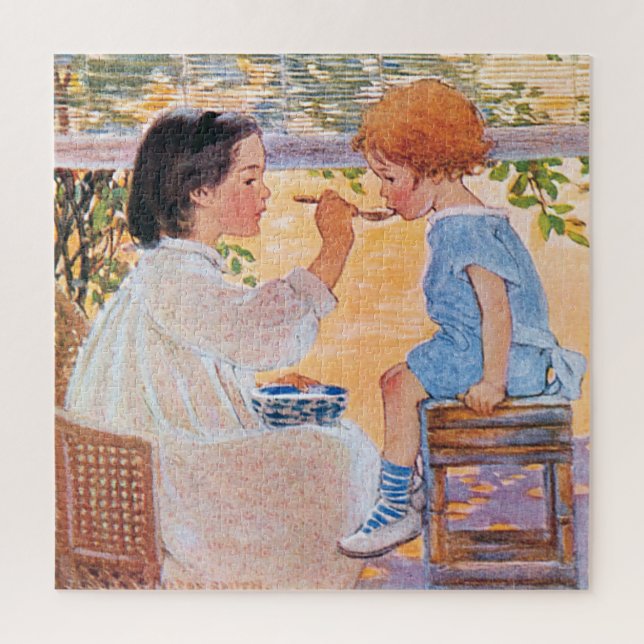 Puzzle Little Mom, Jessie Willcox Smith (Vertical)