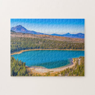 Puzzle Little Three Creek Lake, Oregon,