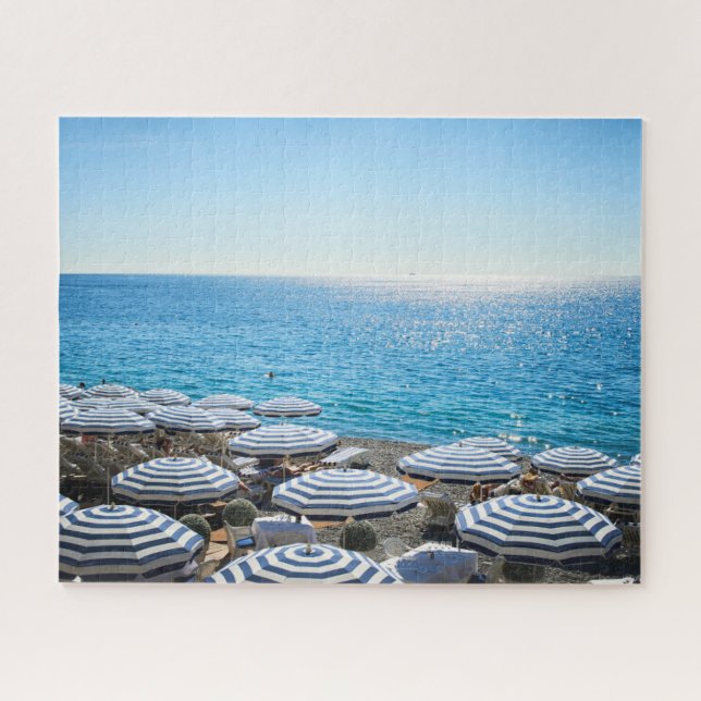 Puzzle Littoral | Côte d'Azur, Nice France (Horizontal)