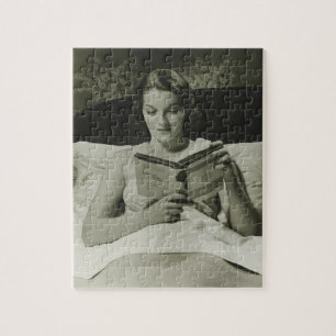 Puzzle Livre de lecture de femme