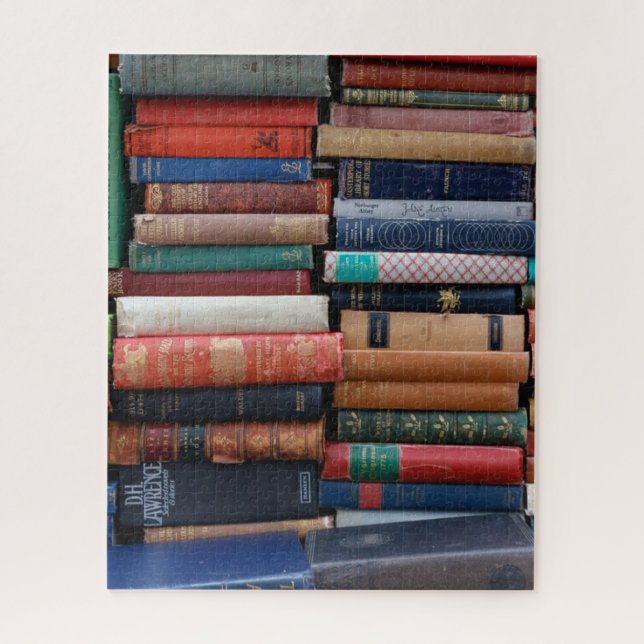 Puzzle Livres Lire l'amour vieux livres (Vertical)