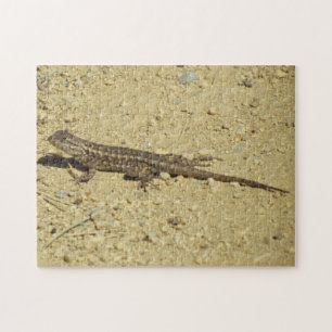Puzzle - Lizard sur Dirt Path
