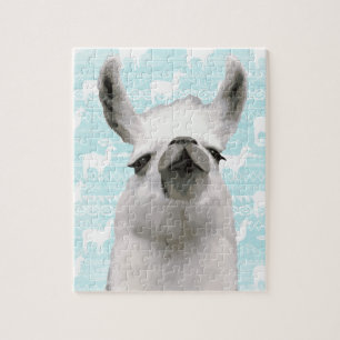 Puzzle Llama Mama Dream Nuages Aztec géométrique Abstrait