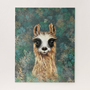 Puzzle Llama pour bébé curieux - mignonne -