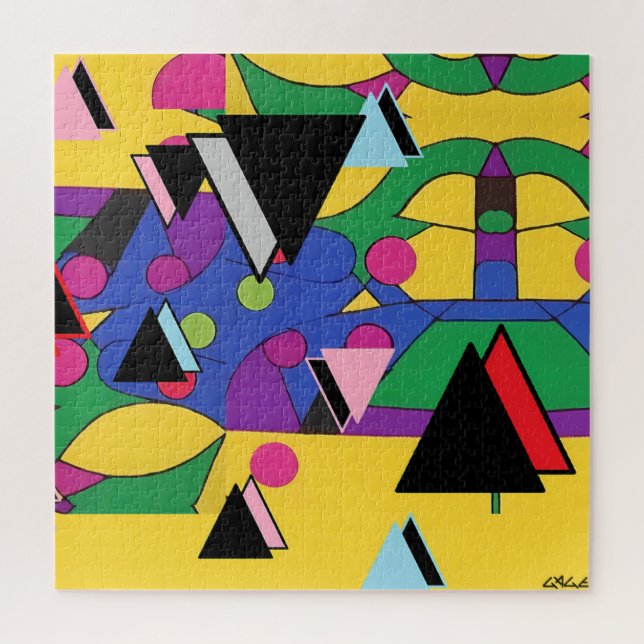 Puzzle L'objectif de la chute (Vertical)
