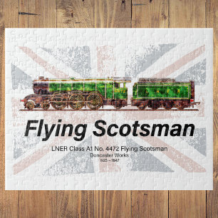 Puzzle Locomotive à vapeur Flying Scotsman anglais 