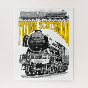 Puzzle Locomotive à vapeur Flying Scotsman. Train LNER 19