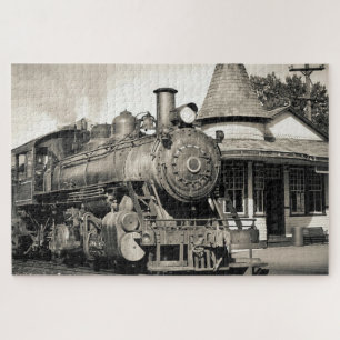 Puzzle Locomotive à vapeur vintage chemin de fer