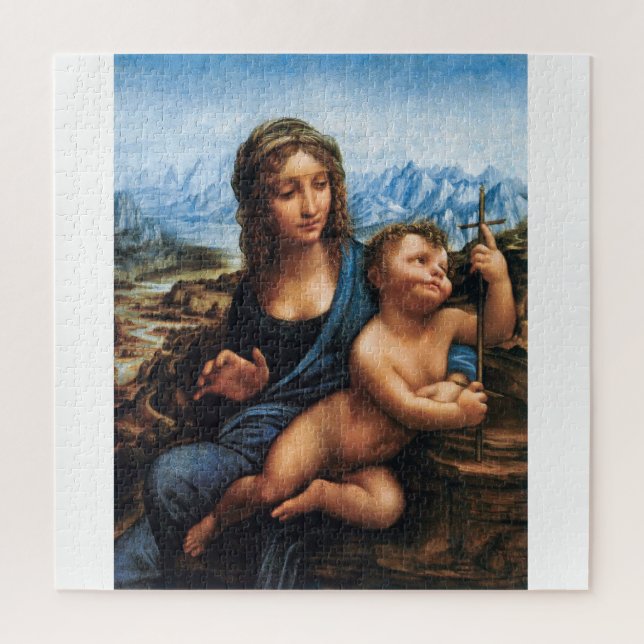 Puzzle logique imprimable | Madonna du Yarnwinder (Vertical)