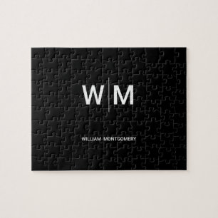 Puzzle Logo de marque noire   Entreprise
